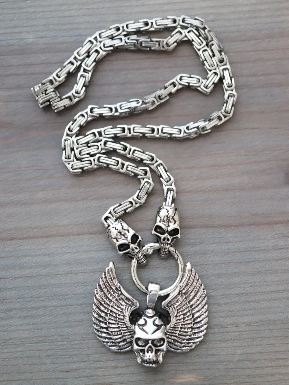 JA Jewelry skull head